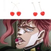 anime-jojo-bizarre-adventure-cosplay-prop-jojo-kakyoin-noriaki-cherry-stud-earring-metal-earring-jewelry-accessories